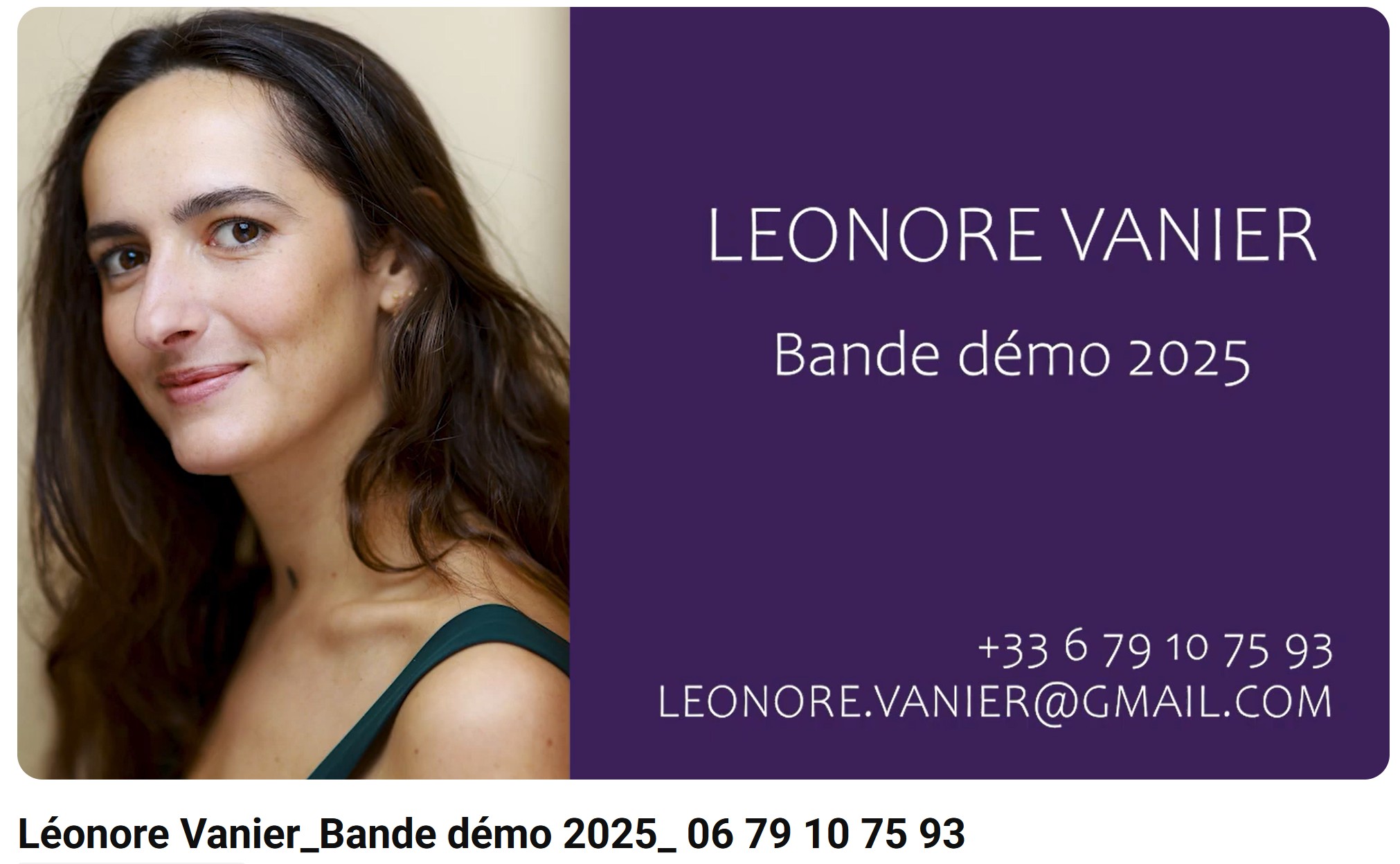 Bande démo — miniature locale